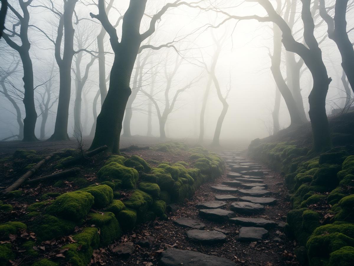 Paisaje del Camino Primitivo